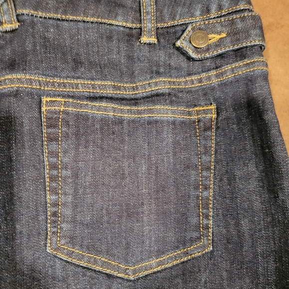 Lands' End Classic Blue Denim Pencil Skirt - Picture 3 of 8